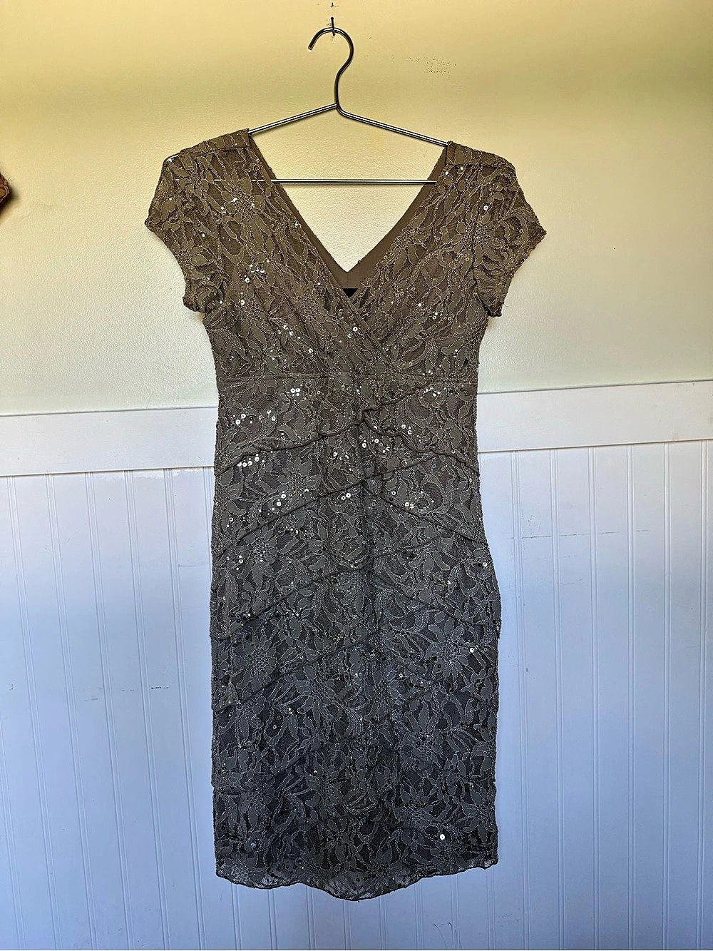 Scarlett Nite Floral Lace Mini Dress Size 6 Like New